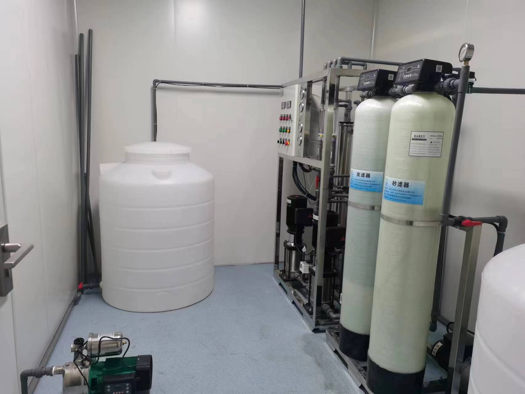 安徽生物实验室订购安装0.25吨/时双级纯化水买球体育官方网站(中国)有限公司